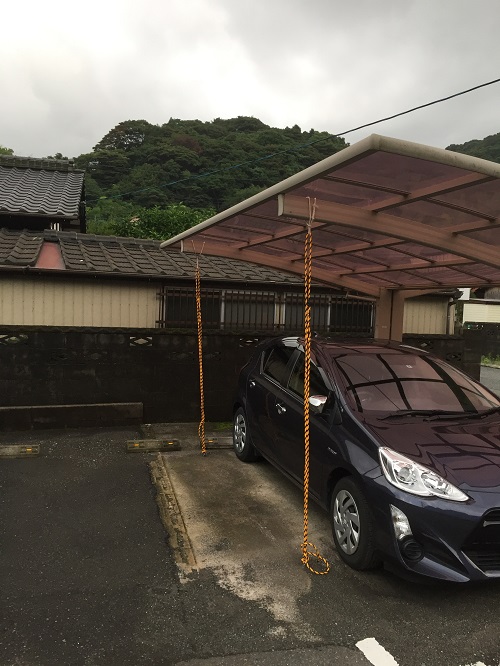 カー ポート 屋根 台風 対策