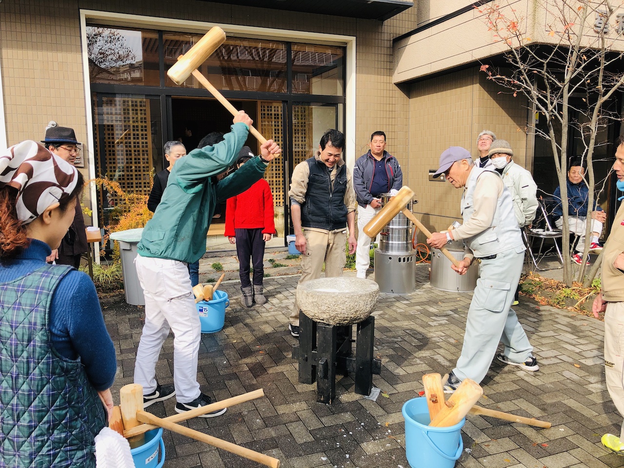 おもちつき大会でした！